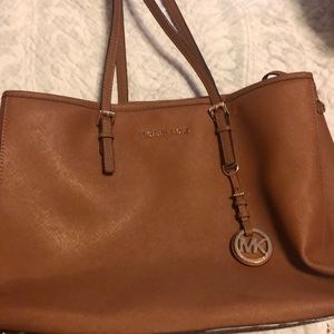 Large Tan Michael Kors Tote Bag